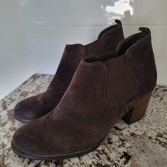 Paul Green Suede Ankle Boots size  7.5 - Picture 4 of 7